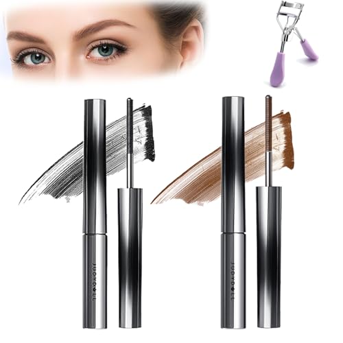 Judydoll Mascara,Vervaci Iron Rod Mascara,Judy Doll Mascara,Judy Doll Iron Brush Mascara,Judydoll - 3D Curling Eyelash Iron Mascara (A+B) von HOPASRISEE