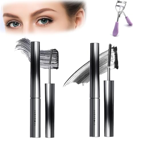 Judydoll Mascara,Vervaci Iron Rod Mascara,Judy Doll Mascara,Judy Doll Iron Brush Mascara,Judydoll - 3D Curling Eyelash Iron Mascara (C+E) von HOPASRISEE