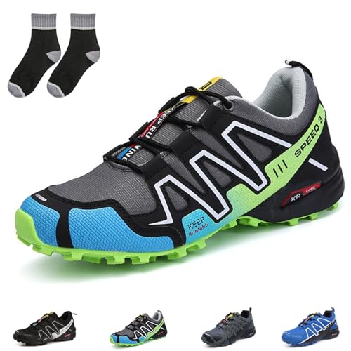 Orthopädischer Lauf- & Wanderschuh Unisex, Ergonomic Pain Relieving Trekking and Hiking Shoes, Comfortable Waterproof Orthotrekking Wanderschuhe for Men and Women(B,43EU) von HOPASRISEE