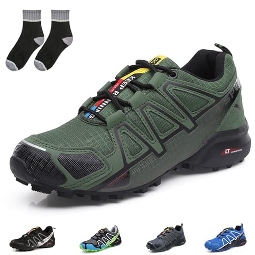 Orthopädischer Lauf- & Wanderschuh Unisex, Ergonomic Pain Relieving Trekking and Hiking Shoes, Comfortable Waterproof Orthotrekking Wanderschuhe for Men and Women(M,41EU) von HOPASRISEE