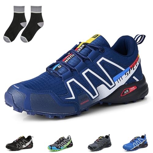 Orthopädischer Lauf- & Wanderschuh Unisex, Ergonomic Pain Relieving Trekking and Hiking Shoes, Comfortable Waterproof Orthotrekking Wanderschuhe for Men and Women(S,48EU) von HOPASRISEE