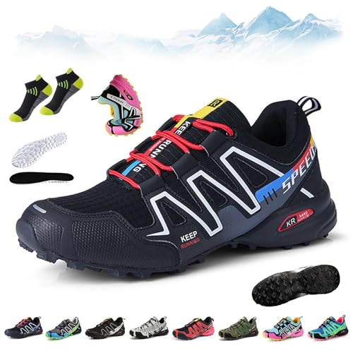 Orthotrekking - Ergonomischer Schmerzlindernder Trekking U.- Wanderschuh, Speed 3 Wanderschuhe, Bergxperten OrthopäDische Schuhe, Atmungsaktive , Rutschfeste, FüR Wandern Und Spazierengehen(A,48) von HOPASRISEE