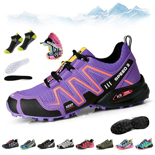 Orthotrekking - Ergonomischer Schmerzlindernder Trekking U.- Wanderschuh, Speed 3 Wanderschuhe, Bergxperten OrthopäDische Schuhe, Atmungsaktive , Rutschfeste, FüR Wandern Und Spazierengehen(H,39) von HOPASRISEE