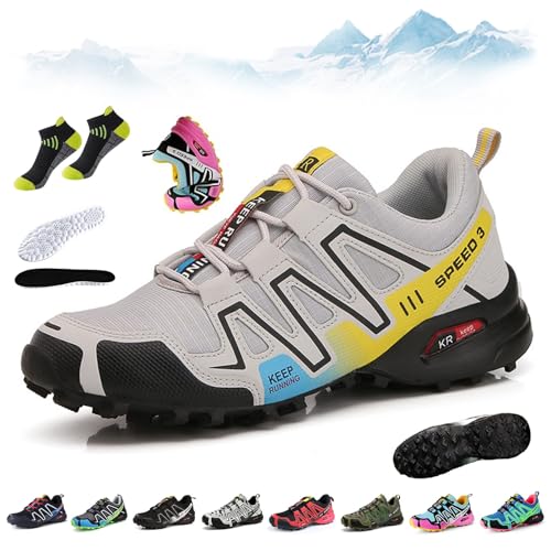 Orthotrekking - Ergonomischer Schmerzlindernder Trekking U.- Wanderschuh, Speed 3 Wanderschuhe, Bergxperten OrthopäDische Schuhe, Atmungsaktive , Rutschfeste, FüR Wandern Und Spazierengehen(I,48) von HOPASRISEE