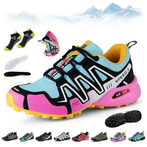 Orthotrekking - Ergonomischer Schmerzlindernder Trekking U.- Wanderschuh, Speed 3 Wanderschuhe, Bergxperten OrthopäDische Schuhe, Atmungsaktive , Rutschfeste, FüR Wandern Und Spazierengehen(O,36) von HOPASRISEE