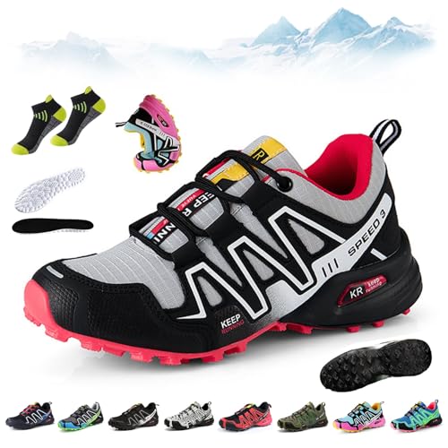 Orthotrekking - Ergonomischer Schmerzlindernder Trekking U.- Wanderschuh, Speed 3 Wanderschuhe, Bergxperten OrthopäDische Schuhe, Atmungsaktive , Rutschfeste, FüR Wandern Und Spazierengehen(Q,37) von HOPASRISEE