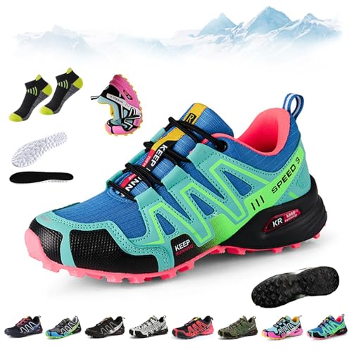 Orthotrekking - Ergonomischer Schmerzlindernder Trekking U.- Wanderschuh, Speed 3 Wanderschuhe, Bergxperten OrthopäDische Schuhe, Atmungsaktive , Rutschfeste, FüR Wandern Und Spazierengehen(R,40) von HOPASRISEE
