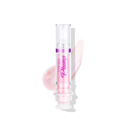 Plumping Lip Oil With Chili Extract - Clear Pink Instant Plumper Lip Gloss, Hydrating & Nourishing Tinted Lip Balm Liquid Lipstick for Day & Night Moisturizing Lips (02#) von HOPHAT