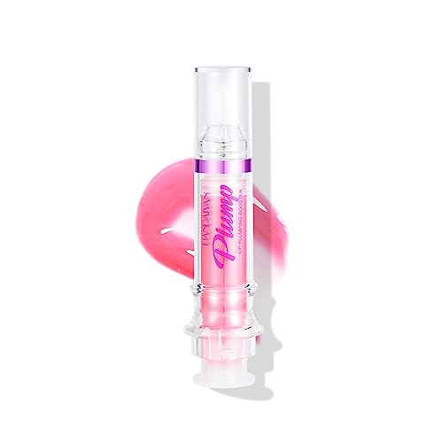 Plumping Lip Oil With Chili Extract - Clear Pink Instant Plumper Lip Gloss, Hydrating & Nourishing Tinted Lip Balm Liquid Lipstick for Day & Night Moisturizing Lips (05#) von HOPHAT