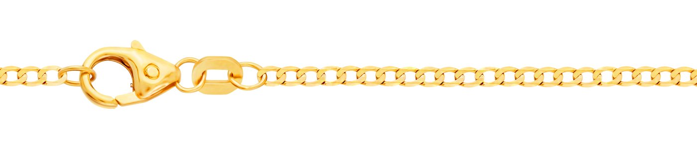 HOPLO Goldarmband Goldkette Panzerkette Länge 19cm - Breite 1,6mm - 333-8 Karat Gold, Made in Germany von HOPLO