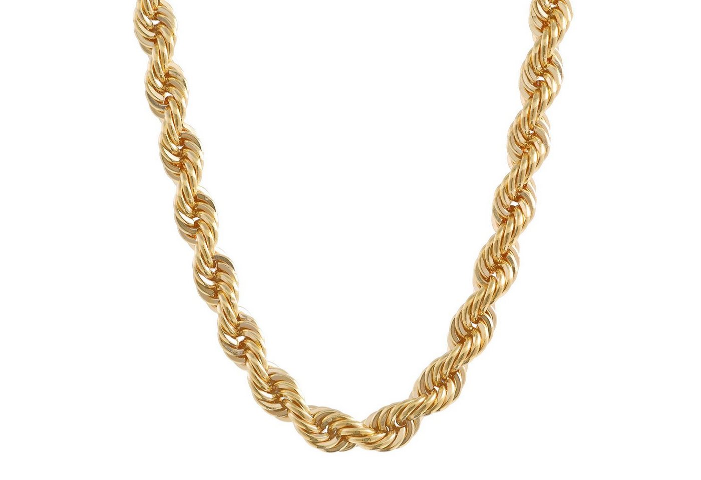 HOPLO Goldkette Goldkette Kordelkette Länge 50cm - Breite 3,3mm - 585-14 Karat Gold, Made in Germany von HOPLO