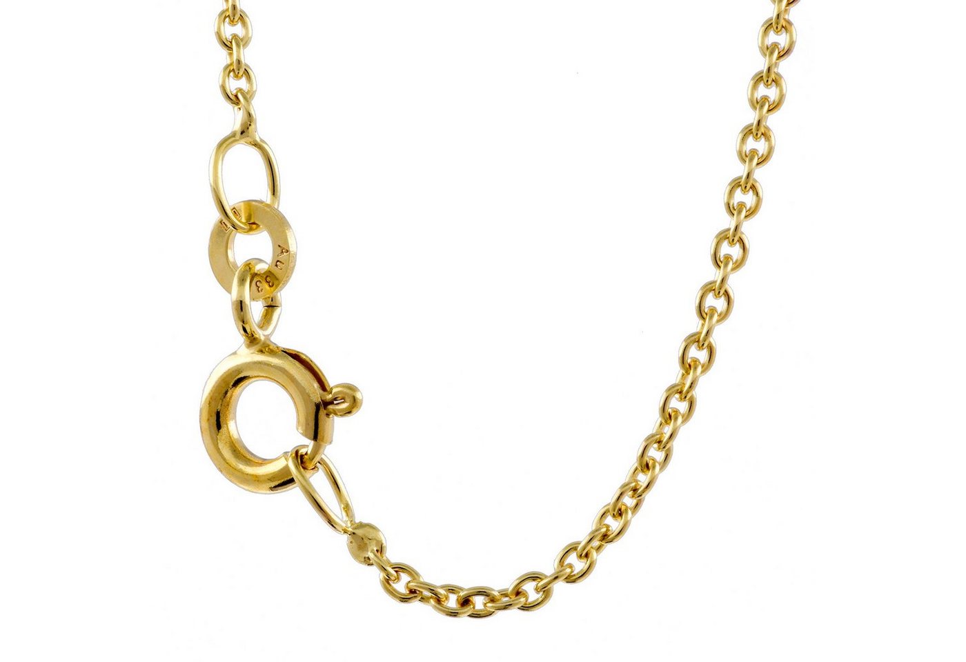 HOPLO Goldkette Goldkette Ankerkette Länge 50cm - Breite 1,3mm - 333-8 Karat Gold, Made in Germany von HOPLO