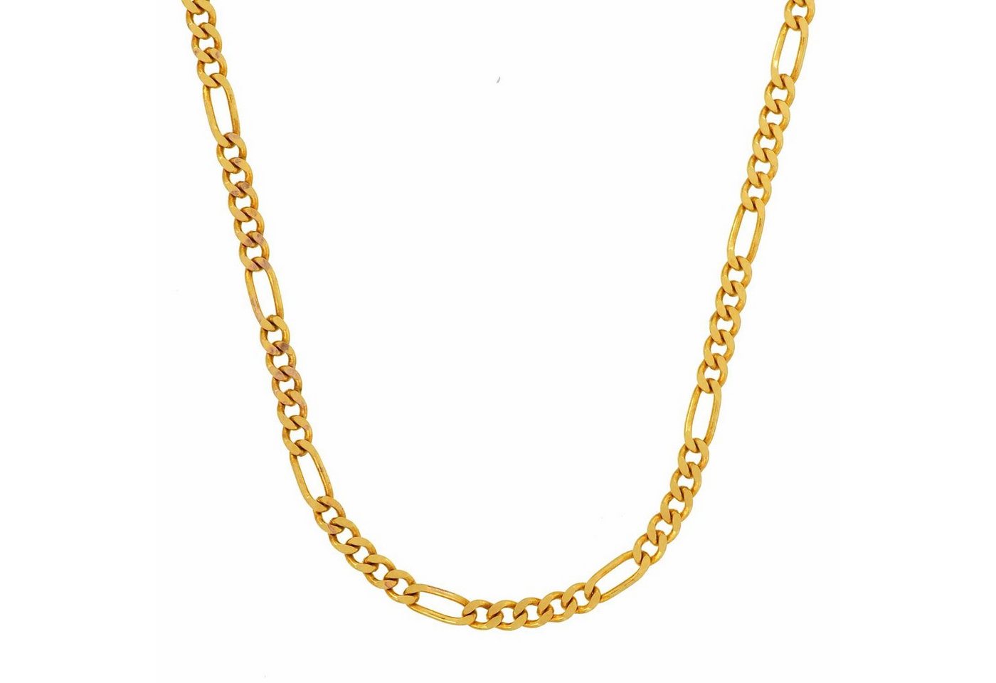 HOPLO Goldkette Goldkette Figarokette Länge 50cm - Breite 1,9mm - 333-8 Karat Gold, Made in Germany von HOPLO