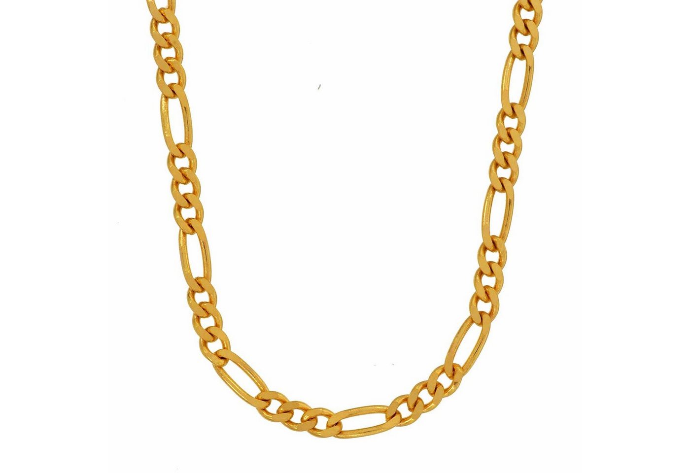 HOPLO Goldkette Goldkette Figarokette Länge 50cm - Breite 2,8mm - 333-8 Karat Gold, Made in Germany von HOPLO