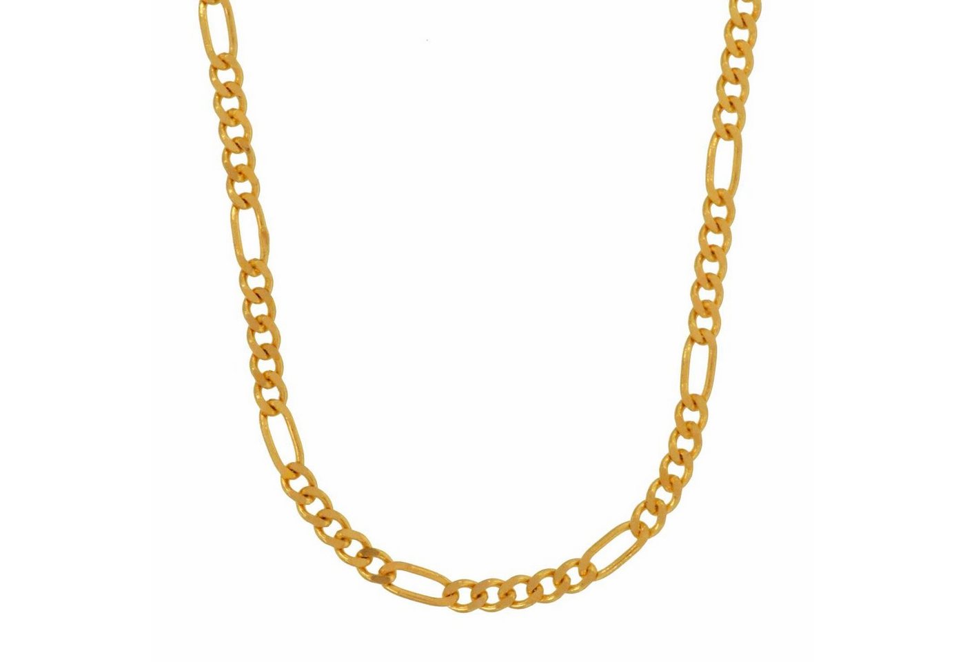 HOPLO Goldkette Goldkette Figarokette Länge 45cm - Breite 1,9mm - 585-14 Karat Gold, Made in Germany von HOPLO