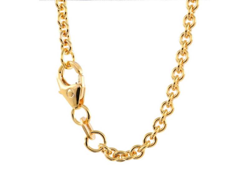 HOPLO Goldkette Goldkette Ankerkette Länge 45cm - Breite 3,2mm - 585-14 Karat Gold, Made in Germany von HOPLO