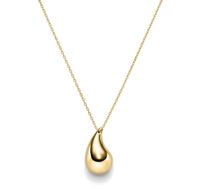 HOPLO Goldkette Goldkette Ankerkette diamantiert Collier mit Tropfen 585-14 Karat Gold, Made in Germany HOPLO Goldkette Goldkette Ankerkette diamantiert Collier mit Tropfen 585-14 Karat Gold, Made in Germany von HOPLO