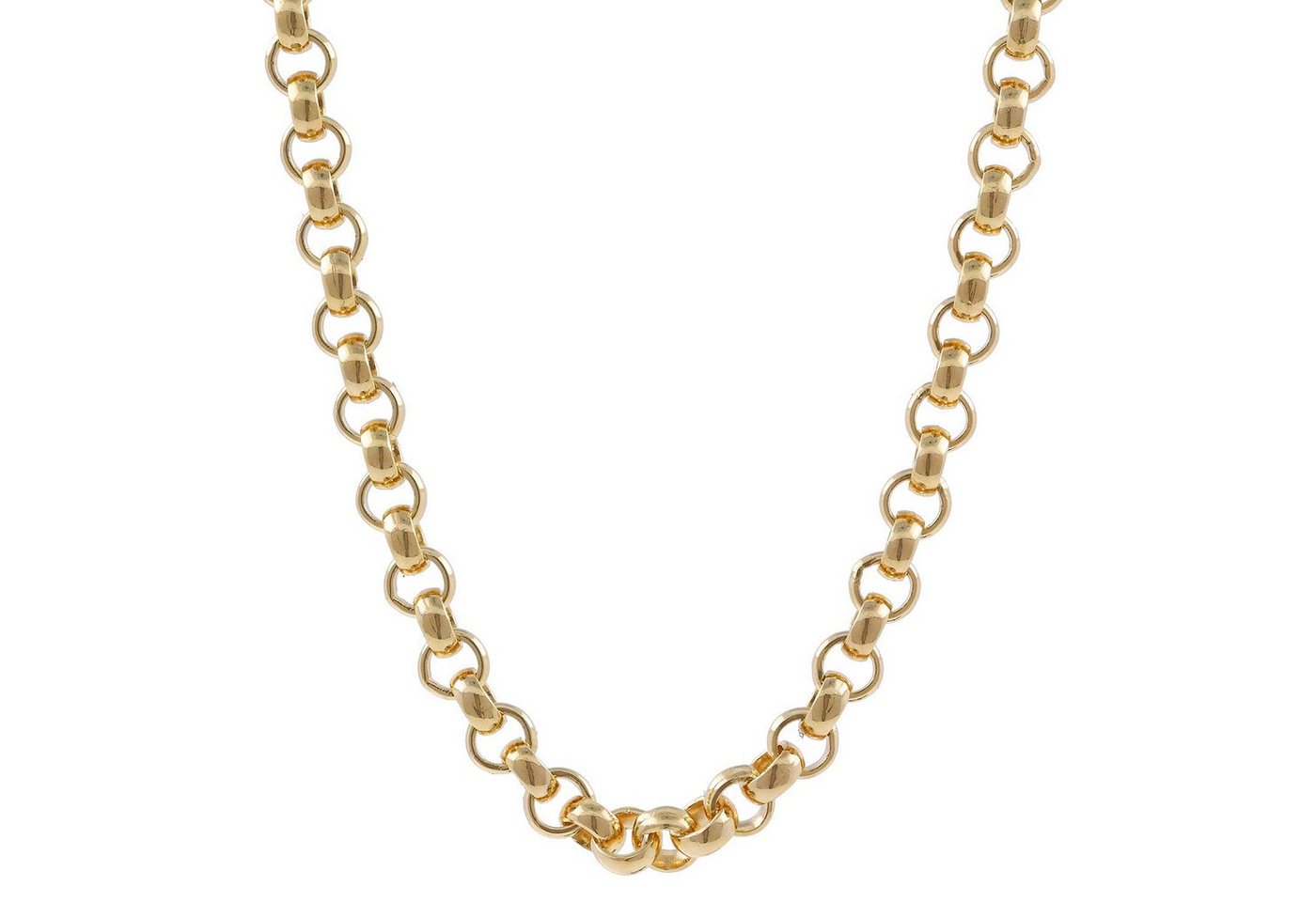 HOPLO Goldkette Goldkette Erbskette Länge 45cm - Breite 2,5mm - 585-14 Karat Gold, Made in Germany von HOPLO