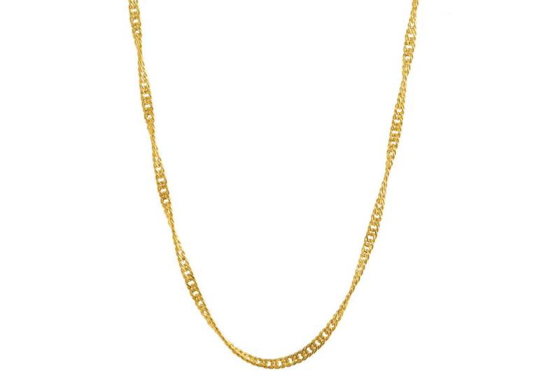 HOPLO Goldkette Goldkette Singapurkette Länge 40cm - Breite 1,0mm - 585-14 Karat Gold, Made in Germany von HOPLO