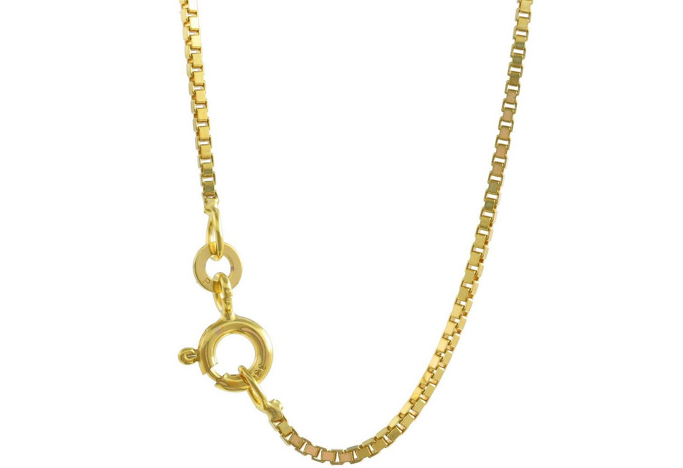 HOPLO Goldkette Goldkette Venezianerkette Länge 40cm - Breite 1,2mm - 333-8 Karat Gold, Made in Germany von HOPLO