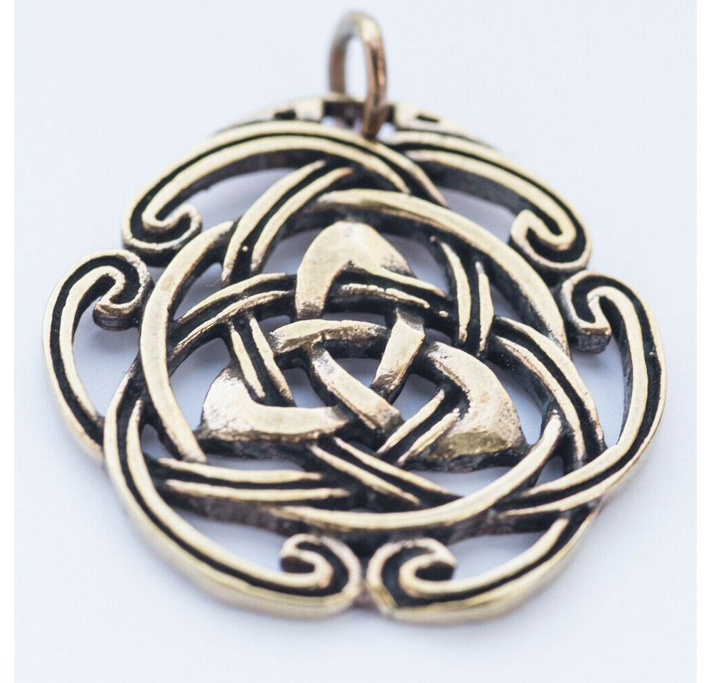 HOPLO Kettenanhänger Celtic Dreifaltigkeit Bronze Anhänger Schmuck 27x21mm von HOPLO