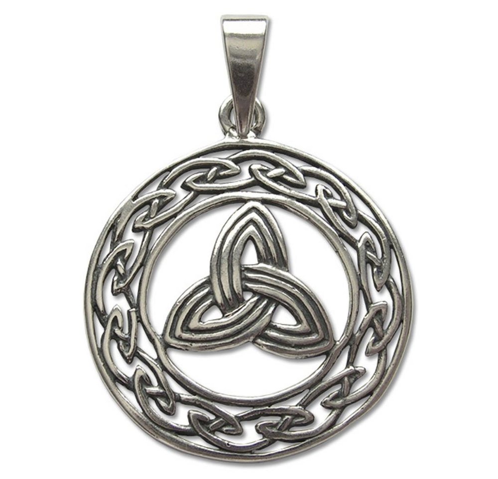 HOPLO Kettenanhänger Die Triquetras Schmuck Anhänger 925er Silber Größe:Durchmesser 28mm von HOPLO