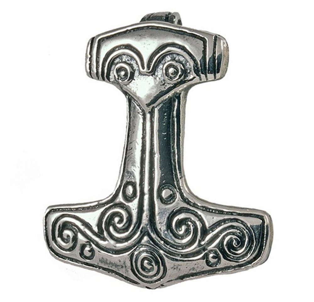 HOPLO Kettenanhänger Thorhammer Schmuck Anhänger 925er Silber - Thorhammer - 23x25mm von HOPLO