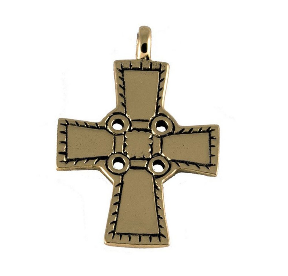 HOPLO Kreuzanhänger Wikingerkreuz klein Schmuck Anhänger Bronze - Kreuze - 25x16mm von HOPLO