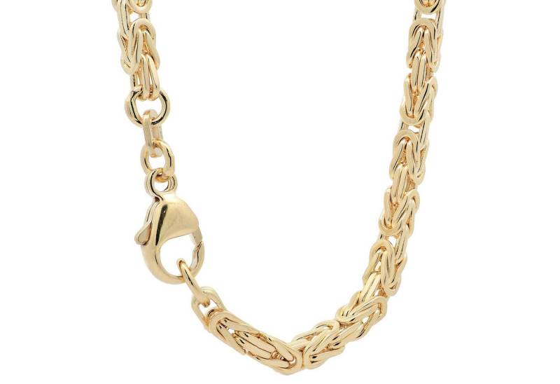 HOPLO Königskette Goldkette Königskette Länge 19cm - Breite 3,2mm - 585-14 Karat Gold, Made in Germany von HOPLO
