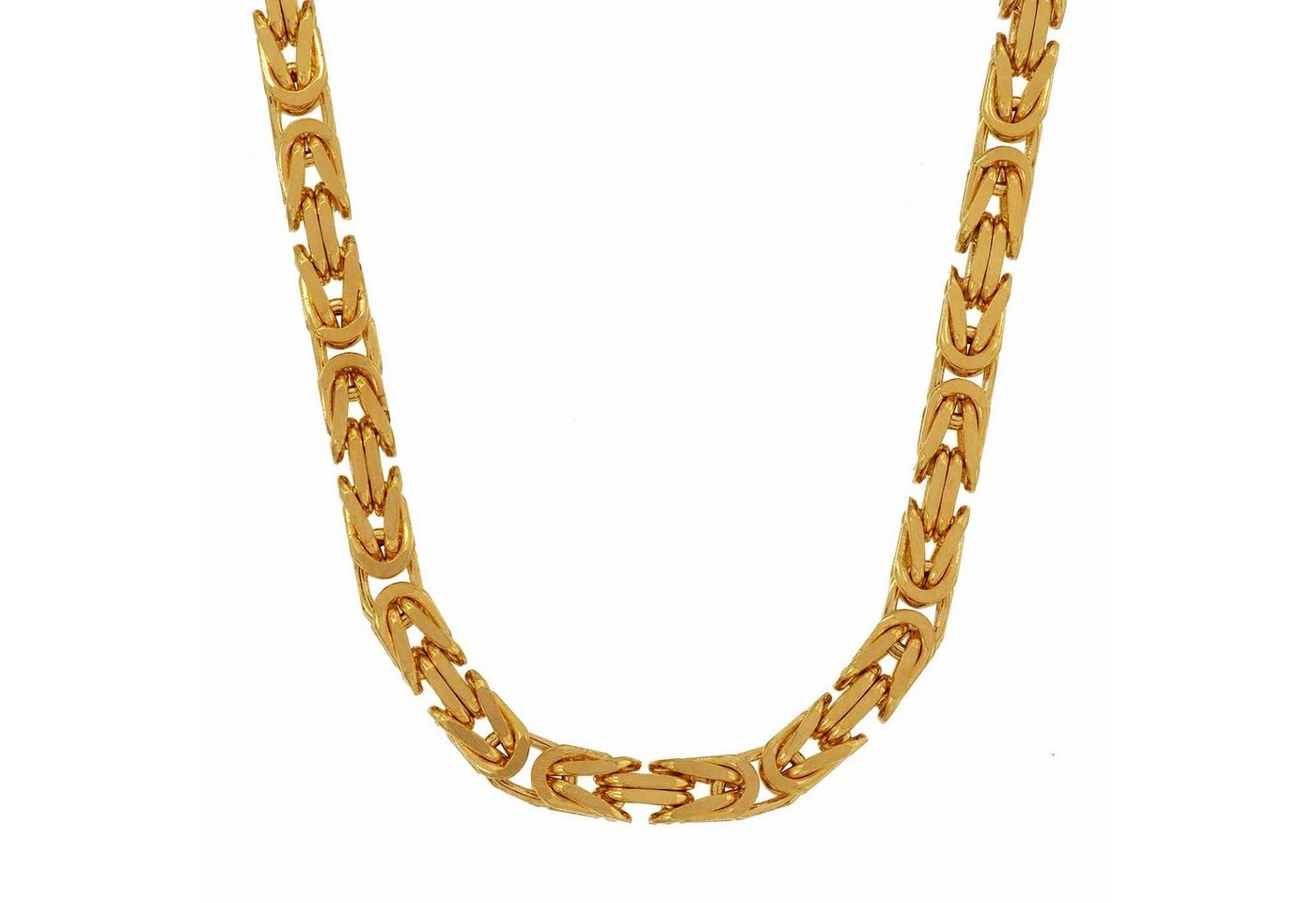 HOPLO Königskette Goldkette Königskette Länge 45cm - Breite 3,2mm - 585-14 Karat Gold, Made in Germany von HOPLO