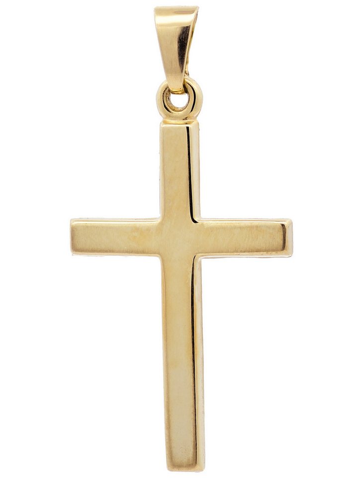 HOPLO Kreuzanhänger Kettenanhänger Gold Anhänger Kreuz massiv 585 - 14 Karat Gold HOPLO Kreuzanhänger Kettenanhänger Gold Anhänger Kreuz massiv 585 - 14 Karat Gold von HOPLO