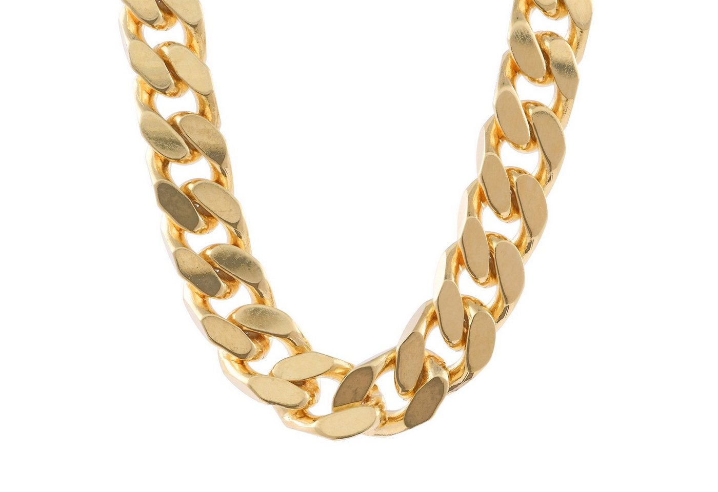 HOPLO Panzerkette Goldkette Panzerkette Länge 70cm - Breite 6,0mm - 585-14 Karat Gold, Made in Germany von HOPLO