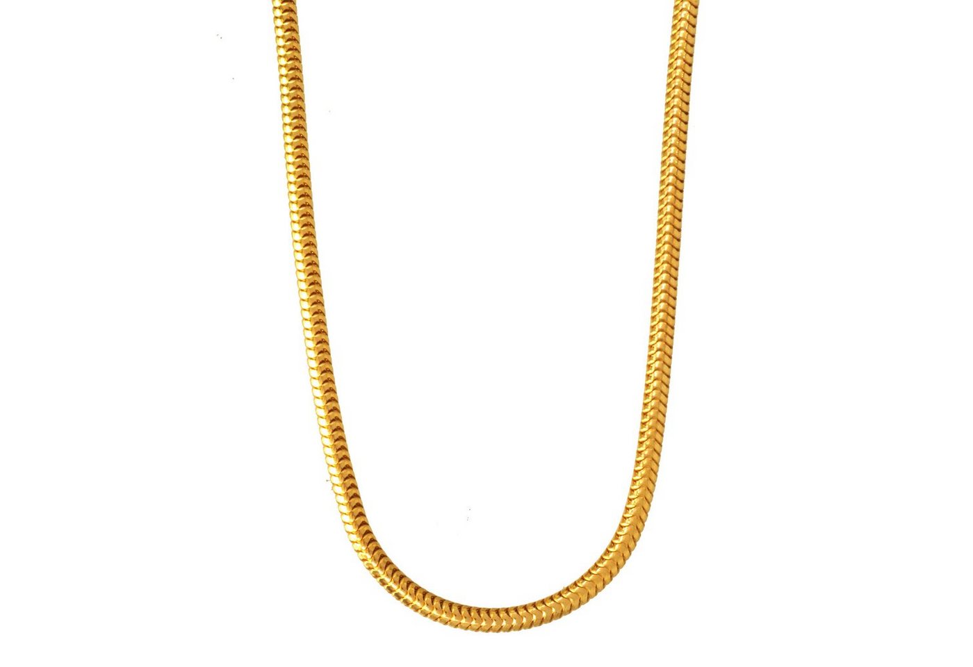 HOPLO Schlangenkette Goldkette Schlangenkette Länge 42cm - Breite 1,9mm - 333-8 Karat Gold, Made in Germany von HOPLO