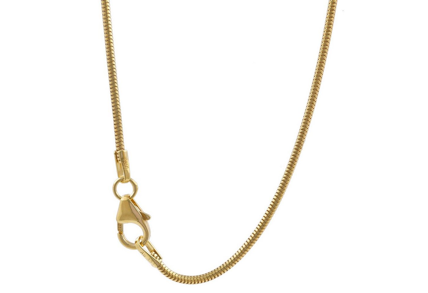 HOPLO Schlangenkette Goldkette Schlangenkette Länge 40cm - Breite 1,2mm - 333-8 Karat Gold, Made in Germany HOPLO Schlangenkette Goldkette Schlangenkette Länge 40cm - Breite 1,2mm - 333-8 Karat Gold, Made in Germany von HOPLO