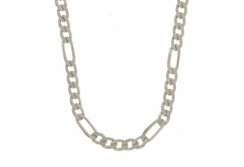 HOPLO Silberkette Silberkette Figarokette Länge 50cm - Breite 3,4mm - 925 Silber, Made in Germany von HOPLO