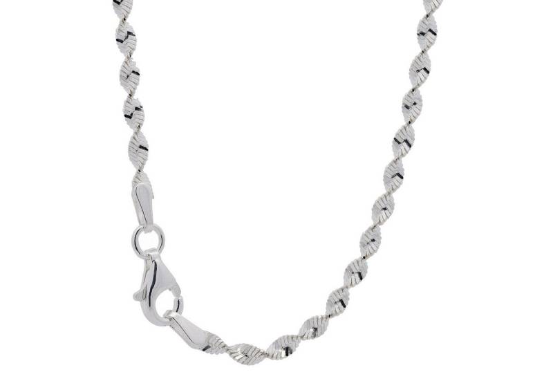 HOPLO Silberkette Silberkette Kordelkette Halskette 2,5 mm massiv 925 Silber, Made in Germany HOPLO Silberkette Silberkette Kordelkette Halskette 2,5 mm massiv 925 Silber, Made in Germany von HOPLO