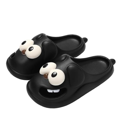 Big Eye Dog Slippers Big Eye Dog Slippers, Big Eye Dog Sandals, Dog Slippers for Women, Tongue Kiss Slippers, Women's Cartoon Dog Slippers,Cute Funny 3D Big Eye Dog Fun Slippers. suitable for all seas von HOPUYESA