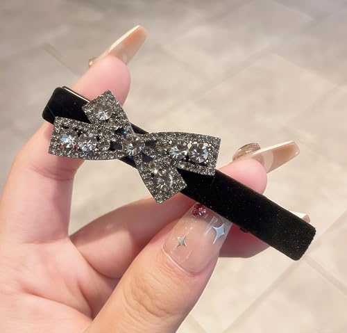 Strass-Haarspangen für Mädchen, ausgefallene Haarspange, Haarschmuck für Damen, dekorative Perlen-Haarspangen für den täglichen Gebrauch, Party, Abschlussball, Blau, 1 Stück Strass-Haarspangen für Mädchen, ausgefallene Haarspange, Haarschmuck für Damen, dekorative Perlen-Haarspangen für den täglichen Gebrauch, Party, Abschlussball, Blau, 1 Stück von HOQOCAAPP