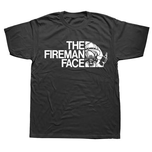 Funny The Firefighter Face T Shirts Graphic Cotton Streetwear Short Sleeve Fireman Gifts Summer Style T-Shirt Mens Black XL Funny The Firefighter Face T Shirts Graphic Cotton Streetwear Short Sleeve Fireman Gifts Summer Style T-Shirt Mens Black XL von HOREB