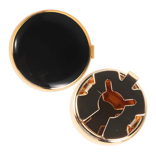HORIALENCE 1 Paar Herren Knopfverzierungen Kupfer Manschettenknöpfe für Formelle Anlässe Knopfabdeckungen für Hemden und Stilvolle Accessoires für Outfit von HORIALENCE