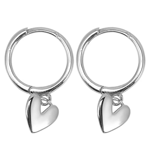 HORIALENCE 1 Paar Herzförmige Ohrringe Sterling Silber für Frauen Dekorative Herz Ohrstecker für und Täglichen Gebrauch Hypoallergen und Komfortabel zu Tragen HORIALENCE 1 Paar Herzförmige Ohrringe Sterling Silber für Frauen Dekorative Herz Ohrstecker für und Täglichen Gebrauch Hypoallergen und Komfortabel zu Tragen von HORIALENCE