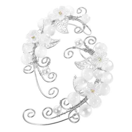 HORIALENCE 1 Paar Ohrclips für Damen Kreative Blumen und Perlen Design Handgefertigte Ohrringe Ohrloch für Feiern Hochzeiten und Besondere Anlässe Leicht und zu Tragen HORIALENCE 1 Paar Ohrclips für Damen Kreative Blumen und Perlen Design Handgefertigte Ohrringe Ohrloch für Feiern Hochzeiten und Besondere Anlässe Leicht und zu Tragen von HORIALENCE