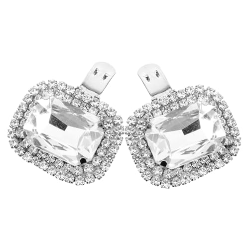 HORIALENCE 1 Paar Rhinestone Schuhclips für Damen Abnehmbare Schuhschnallen Dekorative Accessoires für Hochzeiten Partys und Besondere Anlässe Vielseitig Einsetzbar mit Funkelnden von HORIALENCE