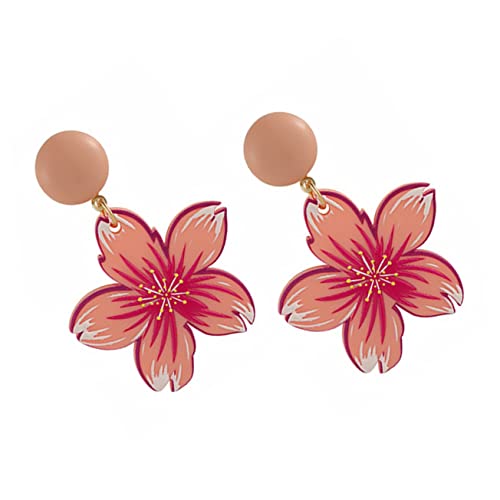 HORIALENCE 1 Paar Schöne Blumen Ohrstecker für Damen Dekorative Ohrringe im Vintage Stil für Partys und Besondere Anlässe Leicht und Angenehm zu Tragen von HORIALENCE
