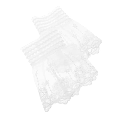 HORIALENCE Weiße Spitzen-handgelenkmanschette Stretch-armband Mit Blumenmuster Abnehmbare Falsche Ärmel Mehrschichtige Spitzenärmel Für Mädchen Hochzeit Und Party Zubehör von HORIALENCE