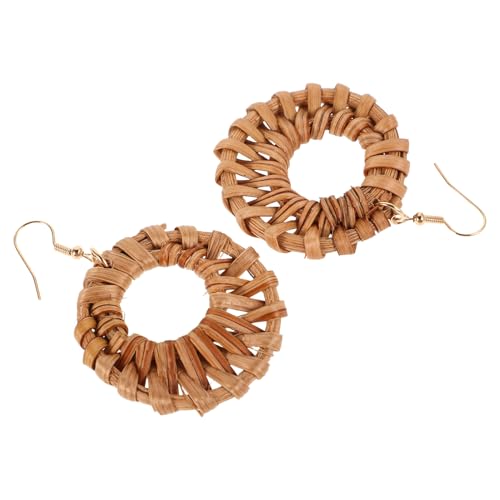HORIALENCE Vintage-boho-ohrringe Handgefertigt Geflochtenes Rattan Ethnischer Stil Leicht Für Frauen Modisch Für Sommerfestlichkeiten von HORIALENCE