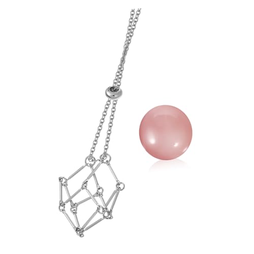 HORIALENCE 1 Satz Kristallhalter Halskette Verstellbarer Steinhalter mit Einzigartigem Netzdesign für Echte Edelsteine und Langlebig Geeignet für Damen und Herren von HORIALENCE