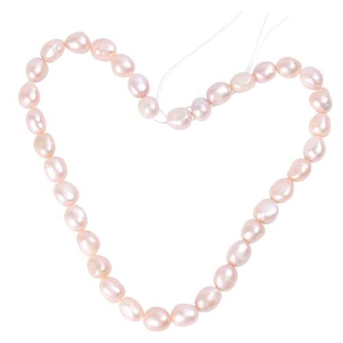 HORIALENCE Perlenkette Diy Für Damen Natürliche Perlen Barockform Halsschmuck Zum Selbermachen Ca Perlen Bunte von HORIALENCE