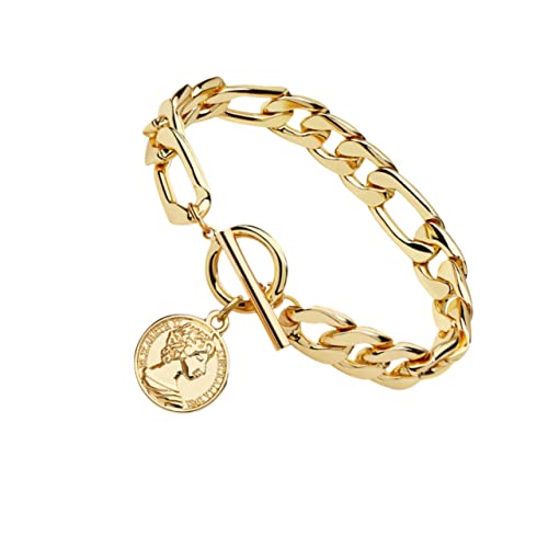 HORIALENCE 1 Stück Kreatives Design Armband mit Anhänger Stilvolle Handkette Legierung für Damen und Herren Modisches Hand Schmuckstück Leicht und Langlebig von HORIALENCE