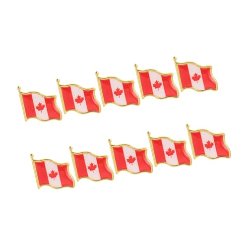 HORIALENCE 10 Stück Kanada-Brosche Rucksackstift patriotische Anstecknadel Ahornblattverschluss Abzeichen Anzug-Pins-Brosche Hemdbrosche Flagge Reversabzeichen Hut-Pin-Abzeichen Eisen rot HORIALENCE 10 Stück Kanada-Brosche Rucksackstift patriotische Anstecknadel Ahornblattverschluss Abzeichen Anzug-Pins-Brosche Hemdbrosche Flagge Reversabzeichen Hut-Pin-Abzeichen Eisen rot von HORIALENCE